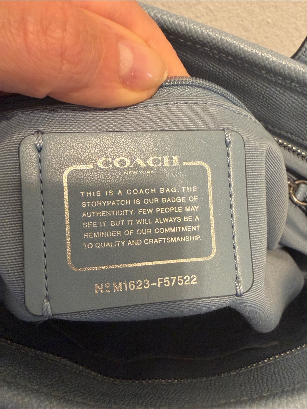 Coach F58846 City Zip Tote bag (B6) - Picture 5 of 9